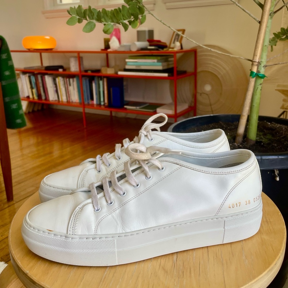 Common Projects Women’s Tournament Low-Top Super Platform Sneakers